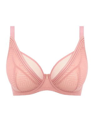 Freya T-Shirt Bra - Non-moulded Freya Tailored UW High Apex Plunge Bra Ash Rose