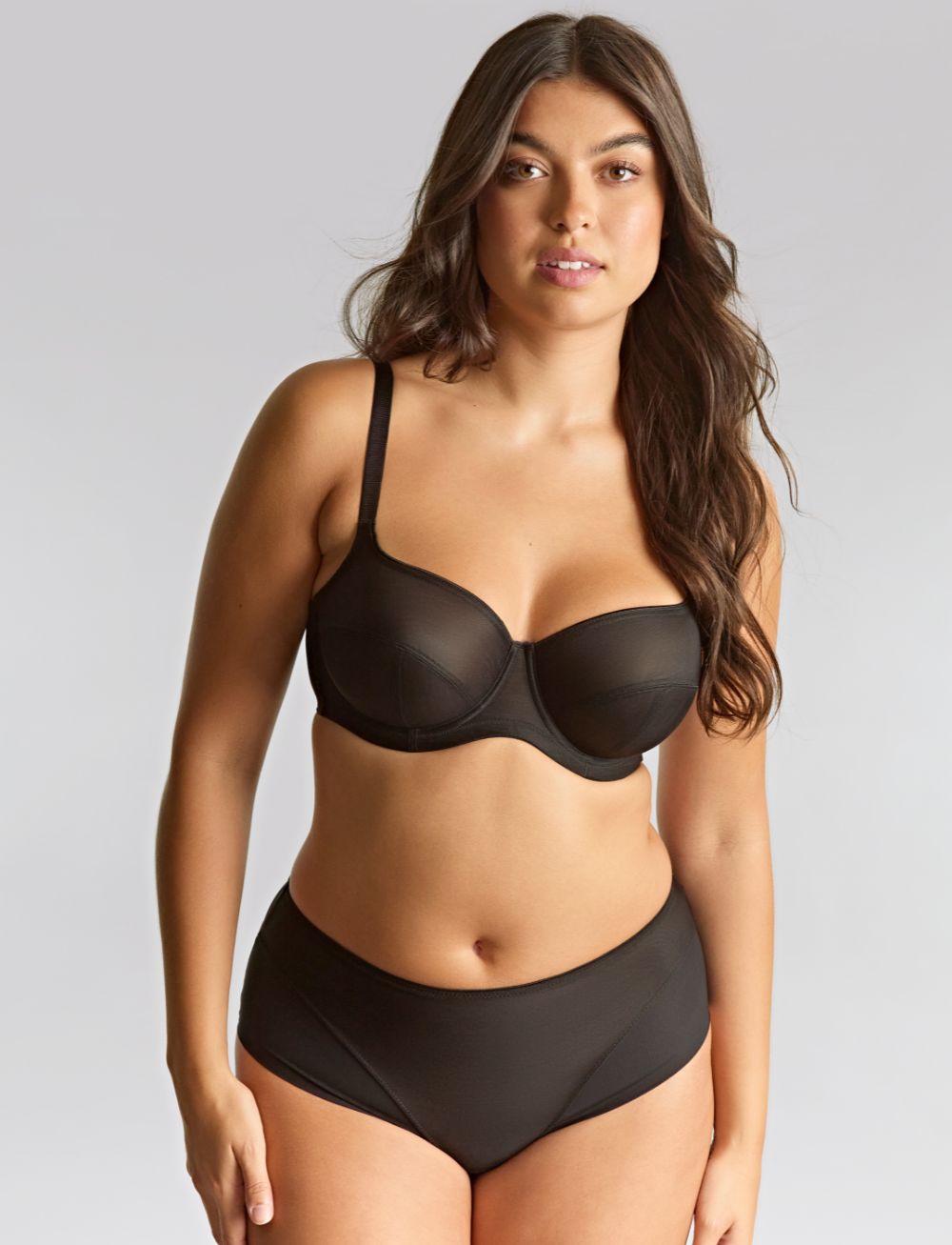 Panache Tango Essence Balcony Bra Black