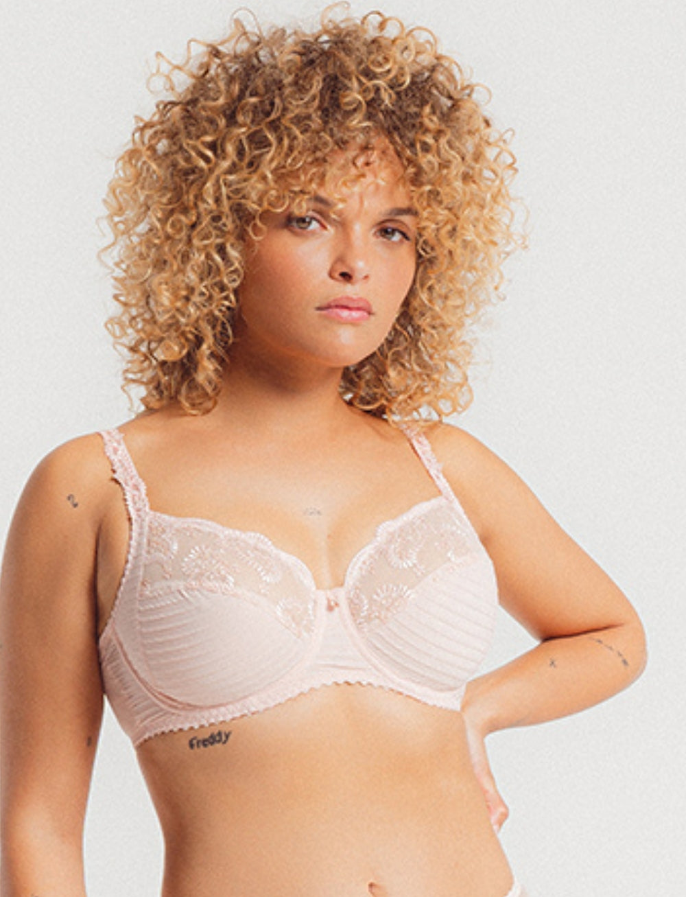 Louisa Bracq Elise Full Cup Bra Nude Rose