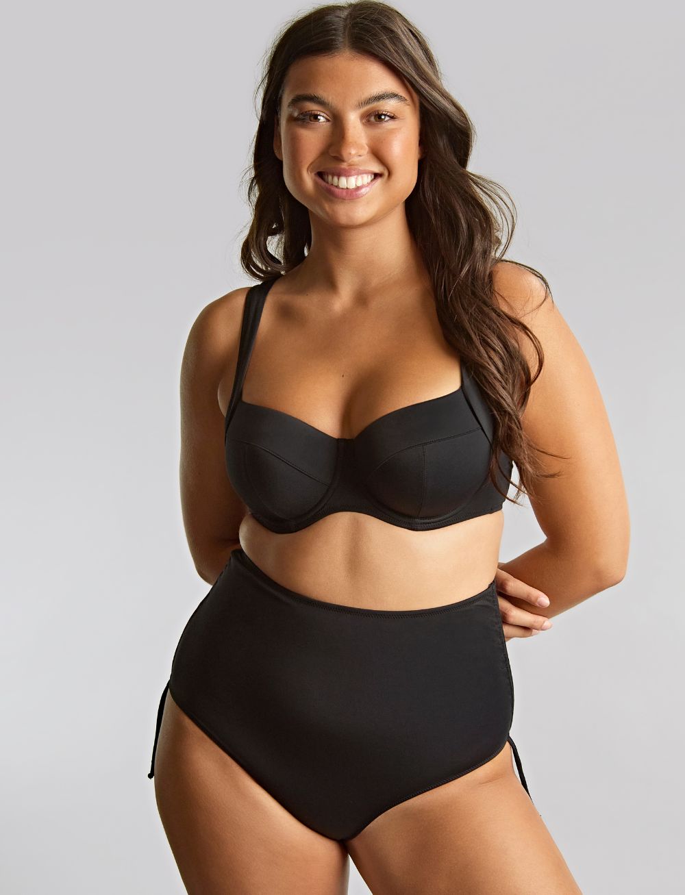 Panache Signature Olivia Full Cup Bikini Top Black
