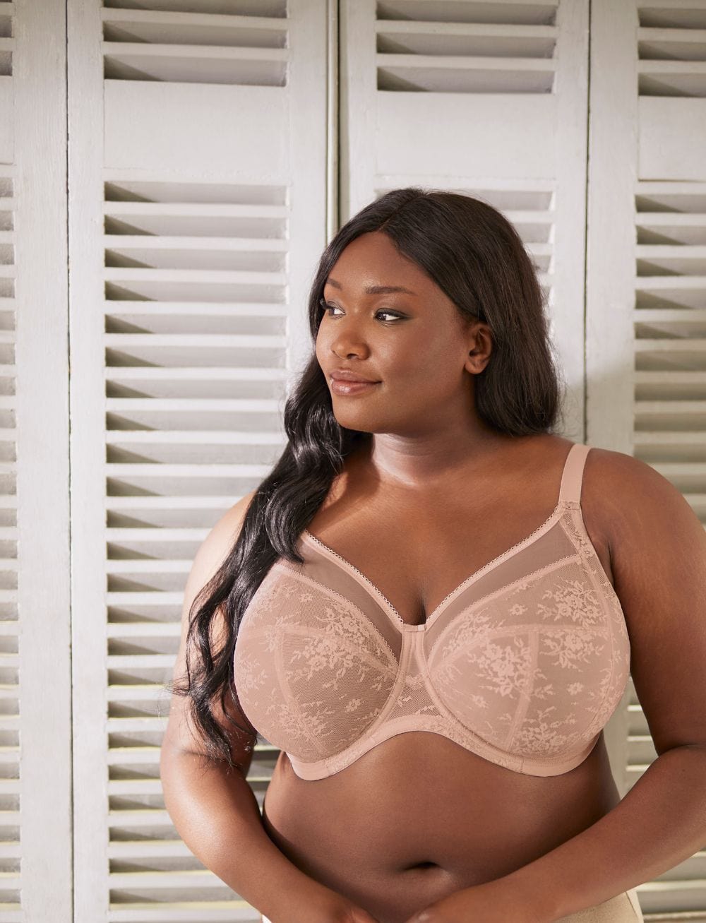 Goddess Lingerie - Non-Moulded Goddess Verity UW Bra Fawn