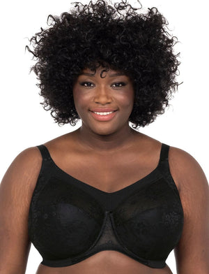 Goddess Lingerie - Non-Moulded Goddess Verity UW Full Cup Bra Black