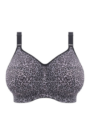 Goddess Lingerie - Wirefree Goddess Celeste Non Wired Bra Gray Leopard