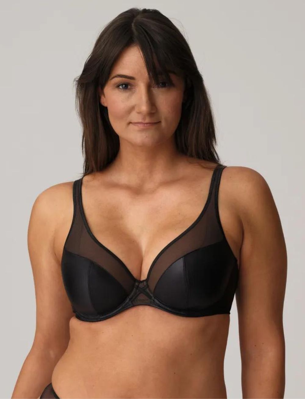 Primadonna Twist Zipolite Half Padded Plunge Bra Black