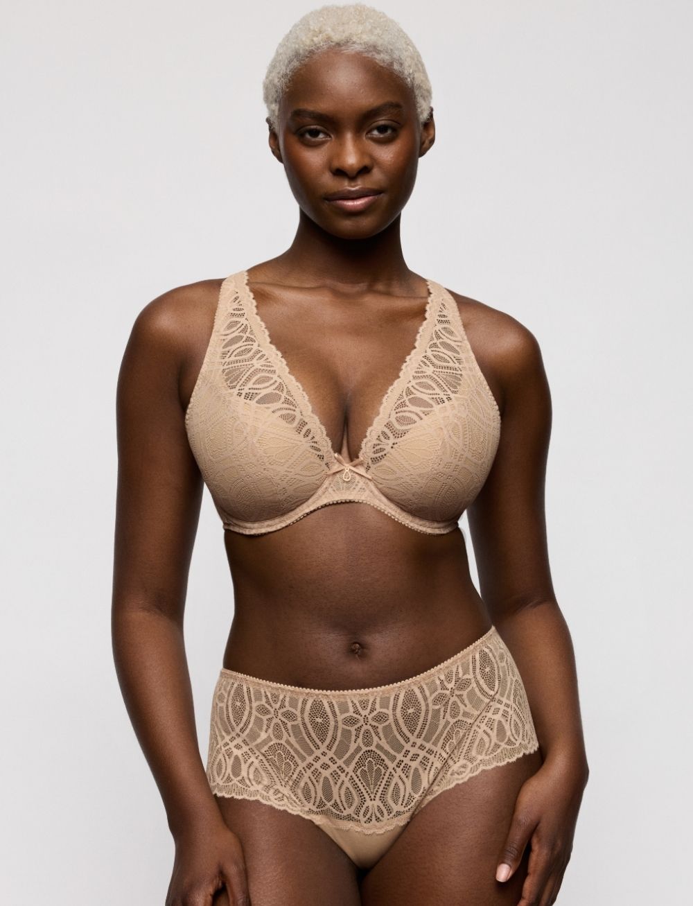 Primadonna Salerno Half Padded Plunge Bra Candy Ginger