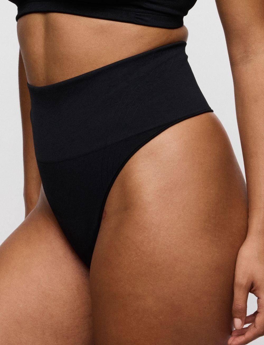 Primadonna Nudda High Waist Thong Black