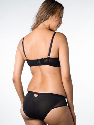 Hotmilk Maternity - Bra - Underwired Hotmilk Lunar Eclipse Plunge Nursing Bra Black