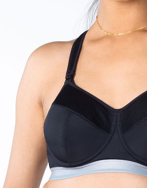 Hotmilk Maternity - Bra - Underwired Hotmilk Reactivate Sports Nursing Bra Black