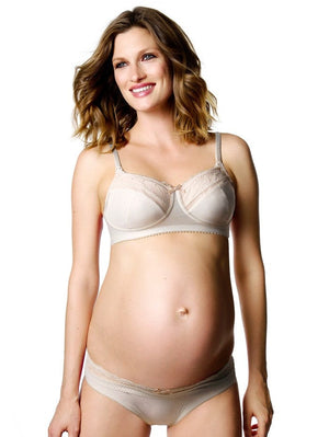 Hotmilk Maternity - Bra - Wirefree Hotmilk Show Off Nursing Bra Ivory