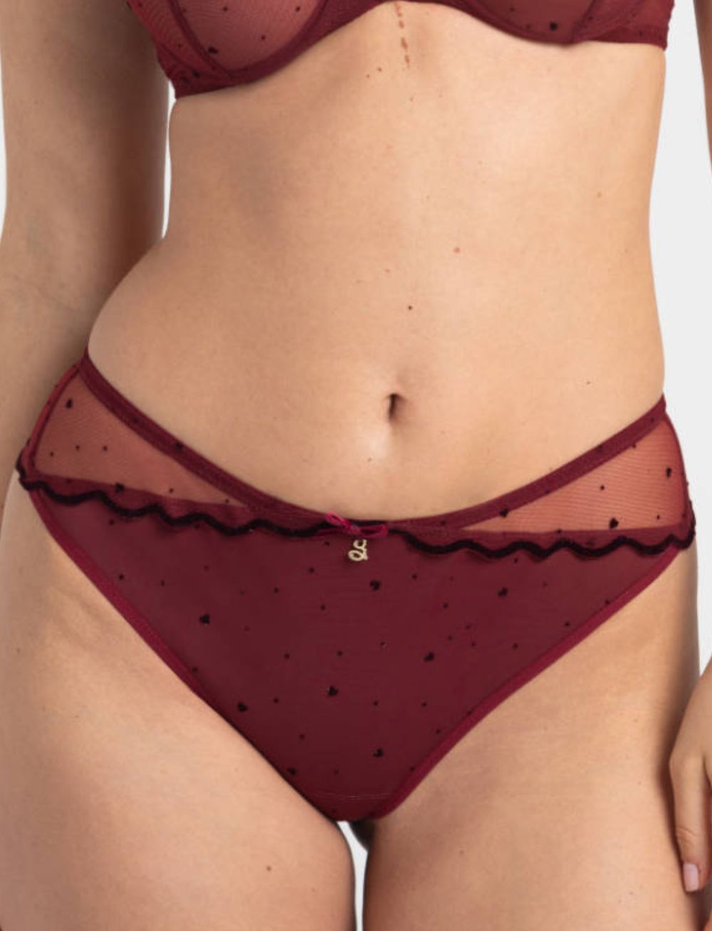 Samanta Melania Brazilian Brief Claret