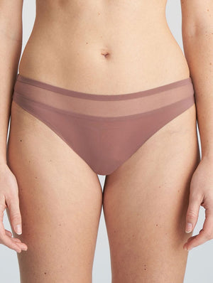 Marie Jo L'Aventure Lingerie - Thong Marie Jo L'Aventure Louie Thong Satin Taupe