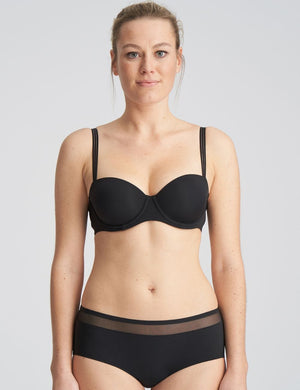 Marie Jo L'Aventure T-Shirt Bra - Moulded Marie Jo L'Aventure Louie Padded Balcony Bra Black