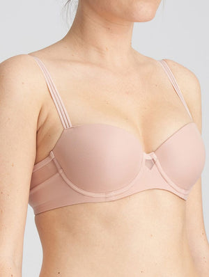 Marie Jo L'Aventure T-Shirt Bra - Moulded Marie Jo L'Aventure Louie Padded Balcony Bra Powder Rose