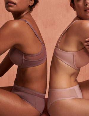 Marie Jo L'Aventure T-Shirt Bra - Moulded Marie Jo L'Aventure Louie Padded Balcony Bra Powder Rose