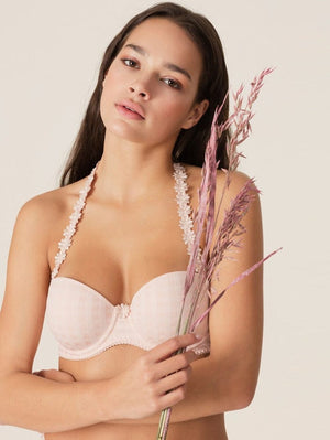 Marie Jo T-Shirt Bra - Moulded Marie Jo Avero Padded Balcony Bra Pearly Pink