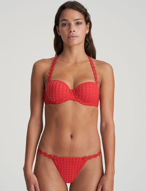 Marie Jo T-Shirt Bra - Moulded Marie Jo Avero Padded Balcony Bra Scarlet