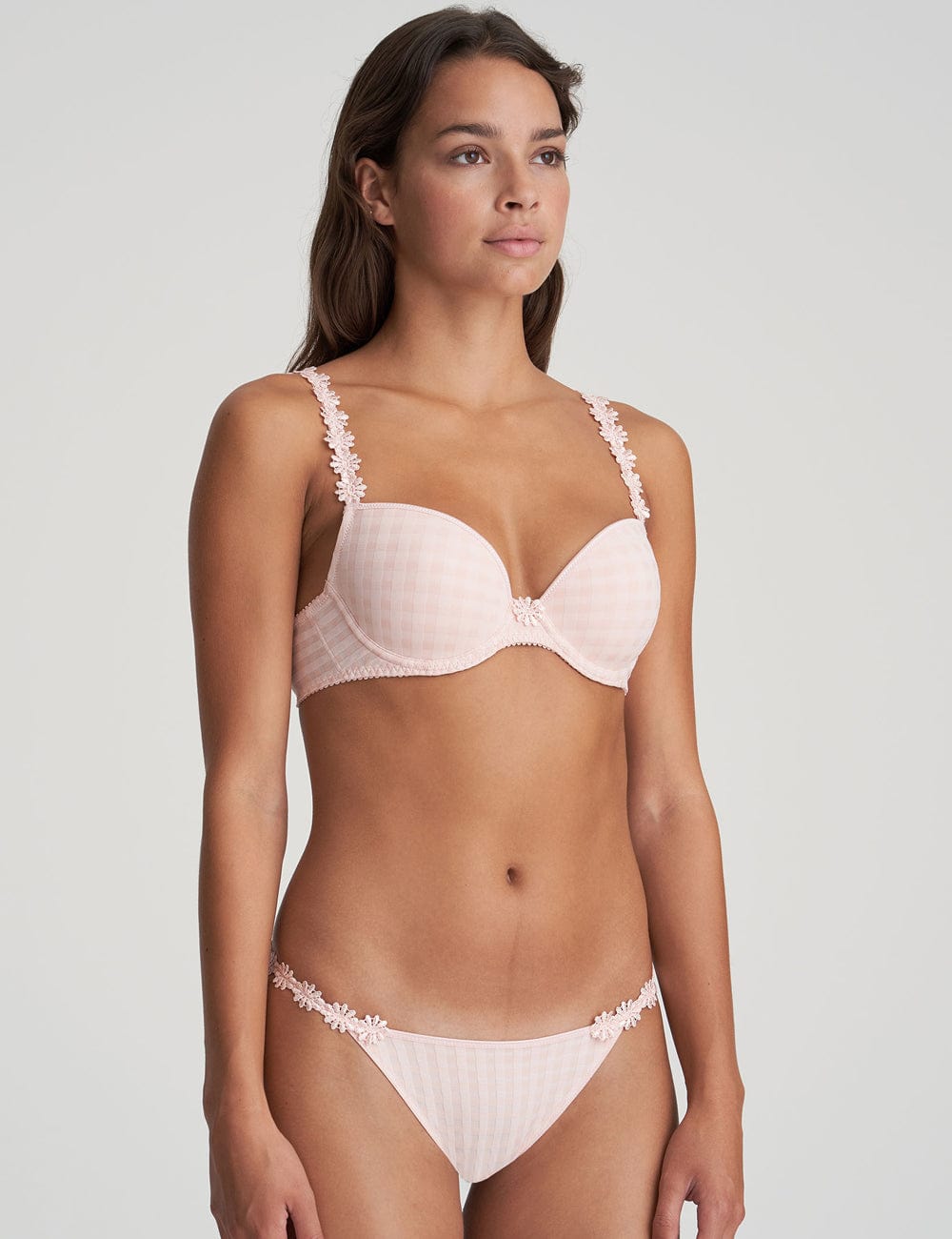 Marie Jo T-Shirt Bra - Moulded Marie Jo Avero Padded Round Shape Bra Pearly Pink