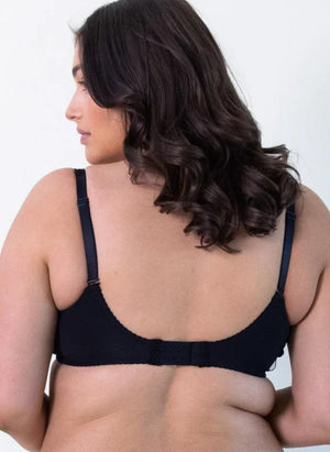 Marvell Lane Lingerie - Non-Moulded Marvell Lane Evie 3.0 Plunge Bra Black