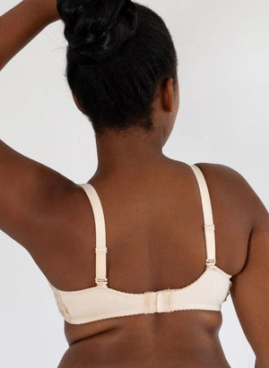 Marvell Lane Lingerie - Non-Moulded Marvell Lane Evie Plunge Bra Sheer Pink