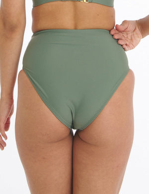 Marvell Lane Swimwear - Bottom Marvell Lane Elena High Cut Leg Brief Eucalyptus