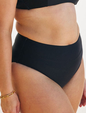 Marvell Lane Swimwear - Brief Marvell Lane Olivia High Waist Brief Black