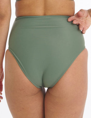 Marvell Lane Swimwear - Brief Marvell Lane Zoe High Waist Brief Eucalyptus