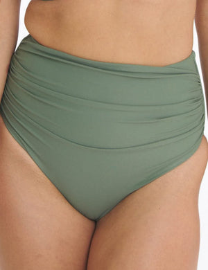Marvell Lane Swimwear - Brief Marvell Lane Zoe High Waist Brief Eucalyptus