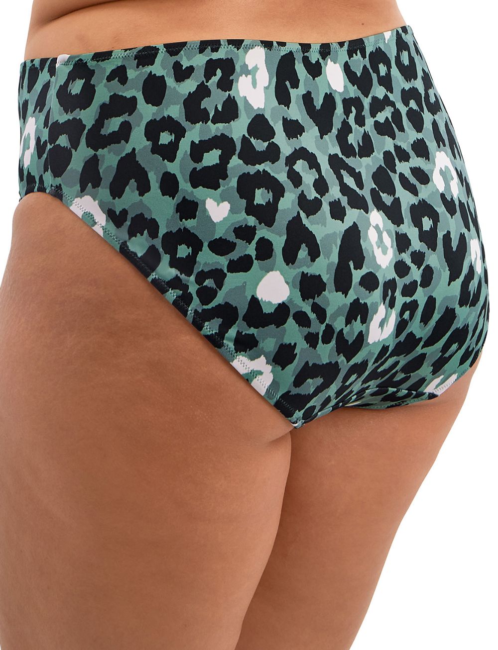 Elomi Jungle Bay Mid Rise Bikini Brief Olive