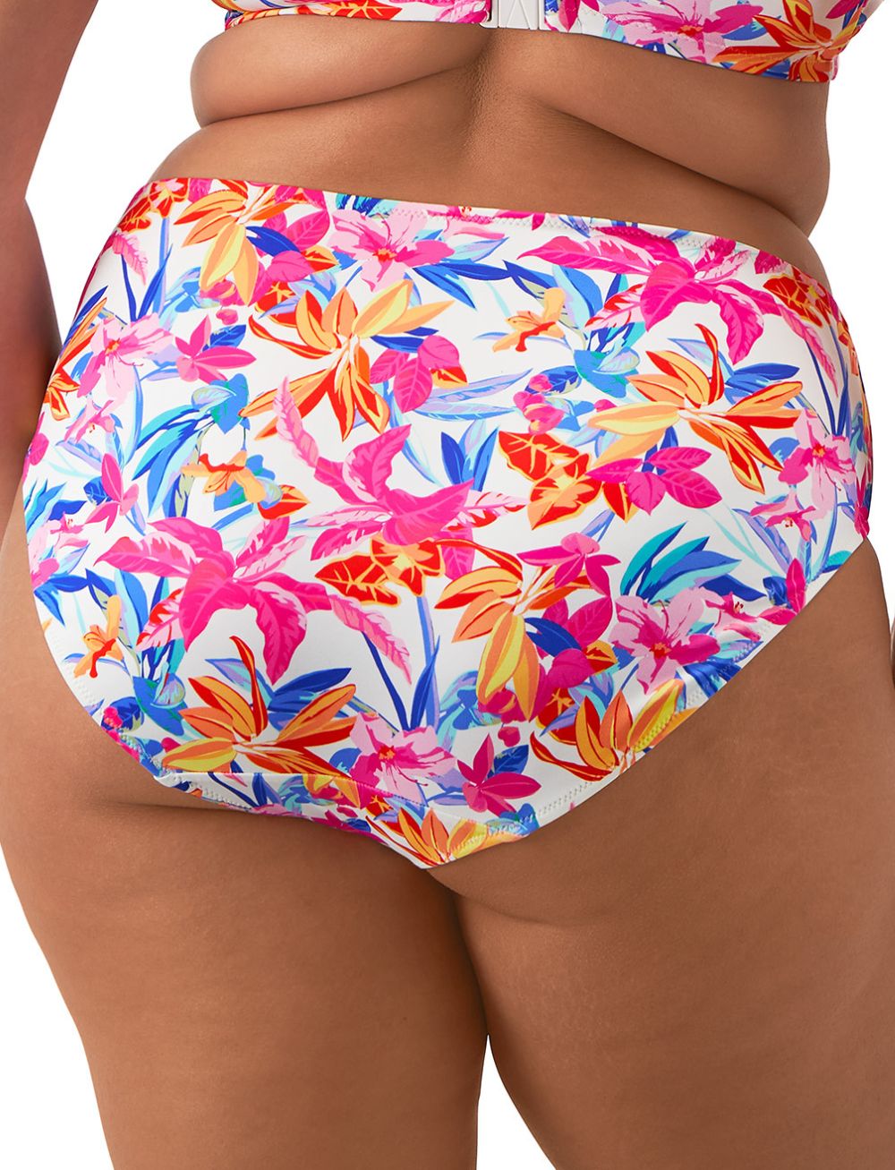 Elomi Savaneta Mid Rise Bikini Brief White