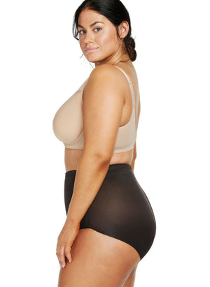 Naomi & Nicole Shapewear - Bottom Naomi & Nicole Unbelievable Comfort Plus Size High Waist Shaping Brief Black