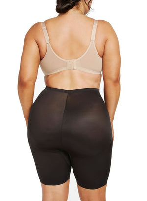 Naomi & Nicole Shapewear - Bottom Naomi & Nicole Unbelievable Comfort Plus Size High Waist Thigh Shaper Black