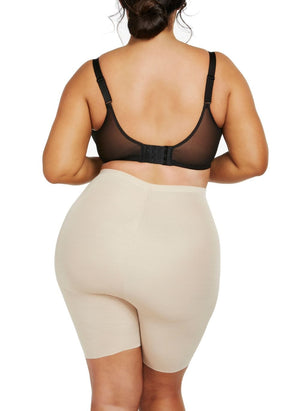 Naomi & Nicole Shapewear - Bottom Naomi & Nicole Unbelievable Comfort Plus Size High Waist Thigh Shaper Warm Beige