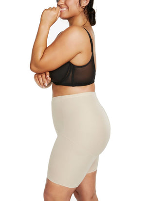 Naomi & Nicole Shapewear - Bottom Naomi & Nicole Unbelievable Comfort Plus Size High Waist Thigh Shaper Warm Beige