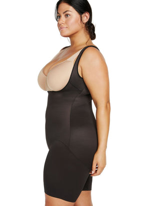 Naomi & Nicole Shapewear - Bottom Naomi & Nicole Unbelievable Comfort Plus Size Torsette Full Body Shaper Black