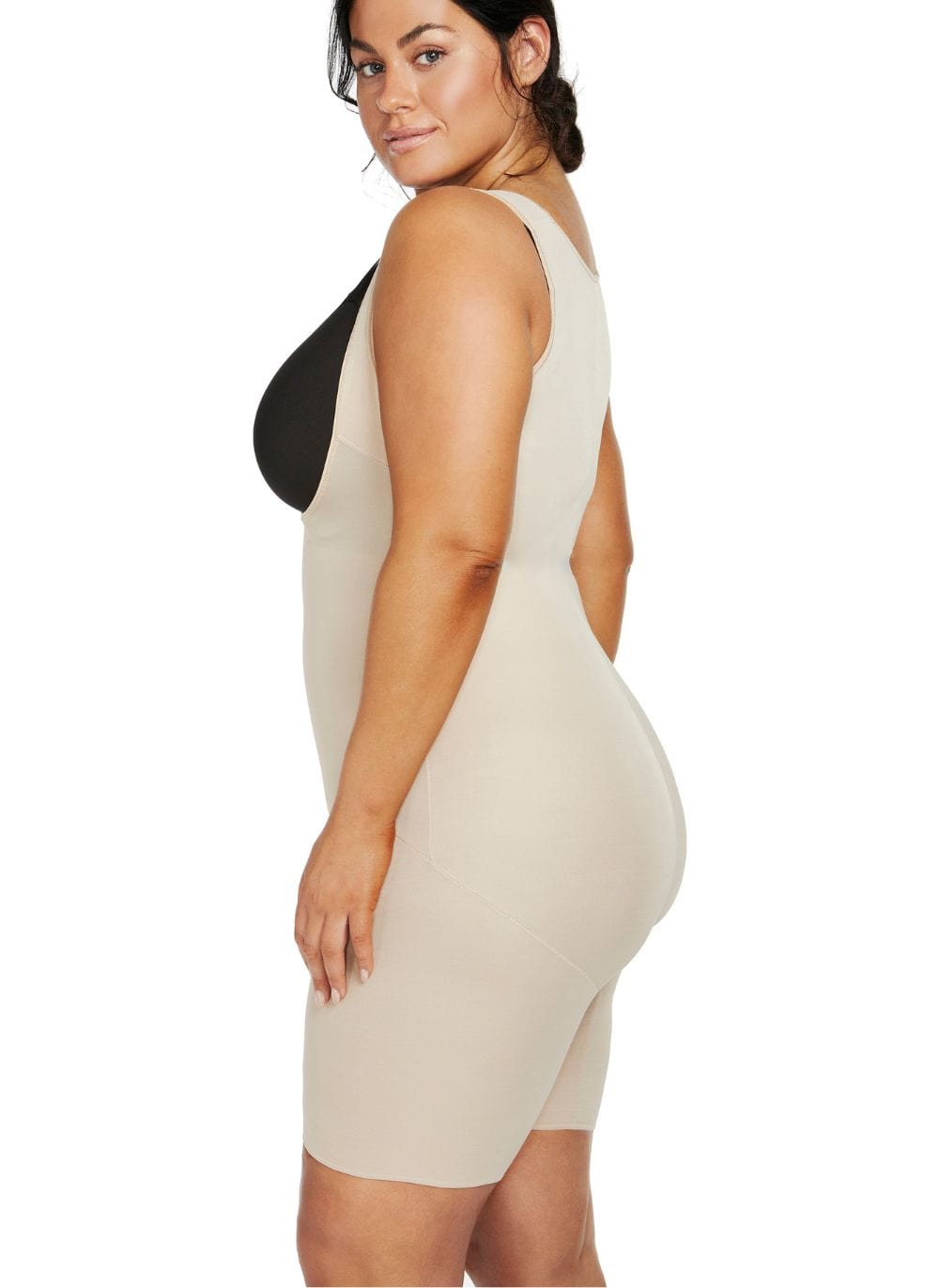 Naomi & Nicole Shapewear - Bottom Naomi & Nicole Unbelievable Comfort Plus Size Torsette Full Body Shaper Warm Beige