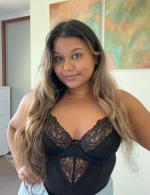 Panache Body Panache Ana Non Padded Bodysuit Black