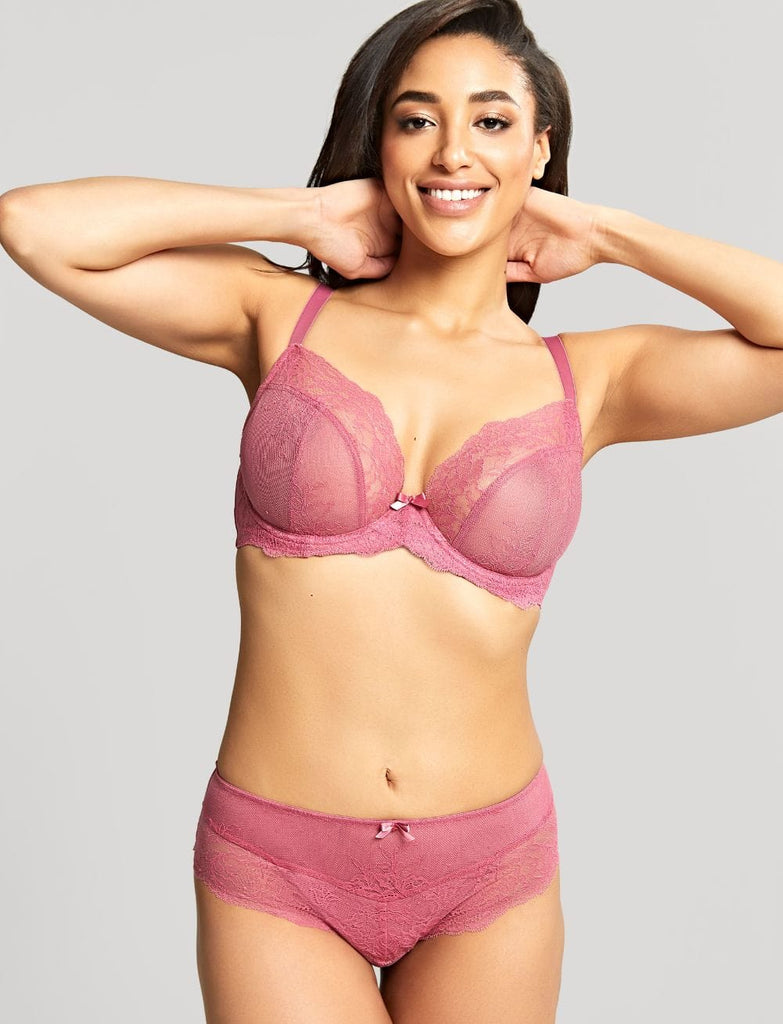 Panache Ana Plunge Bra Berry Pink Brava Lingerie
