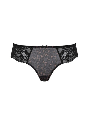 Panache Lingerie - Bottom - Brief Panache Nina Brazilian Brief Black Leopard