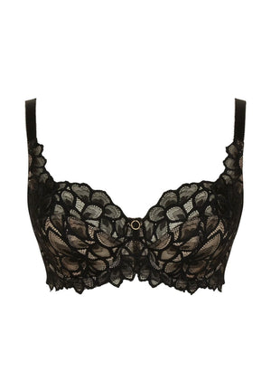 Panache Lingerie - Non-Moulded Panache Allure Full Cup Bra Black/Latte