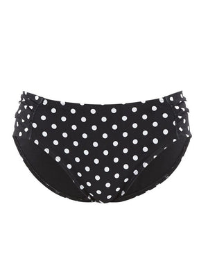 Panache Swimwear - Bottom Panache Anya Spot Gathered Pant Black/White