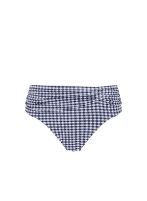 Panache Swimwear - Bottom Panache Gingham Midi Brief Navy Gingham