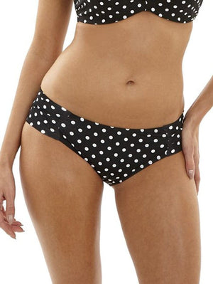 Panache Swimwear - Brief Panache Anya Spot Gathered Pant Black/White