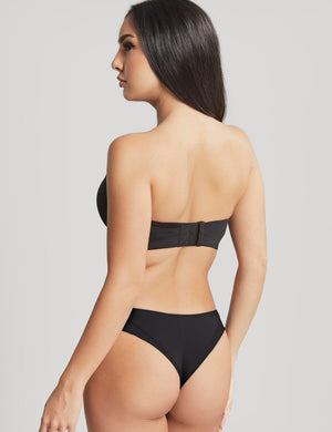 Panache T-Shirt Bra - Moulded Panache Faith Moulded Plunge Strapless Bra Noir