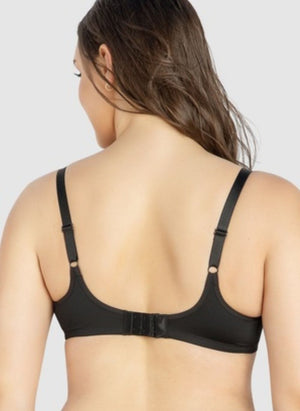 Parfait Lingerie - Non-Moulded - Seamless Parfait Pearl Underwire Seamless Minimiser Bra Black