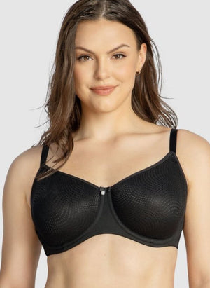 Parfait Lingerie - Non-Moulded - Seamless Parfait Pearl Underwire Seamless Minimiser Bra Black