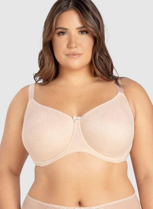 Parfait Lingerie - Non-Moulded - Seamless Parfait Pearl Underwire Seamless Minimiser Bra Cameo Rose