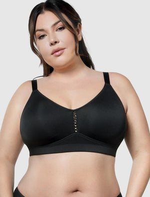 Parfait Wirefree Parfait Erika Full Bust Seamless Wirefree Bra Black