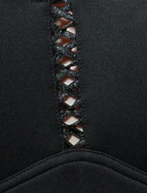 Parfait Wirefree Parfait Erika Full Bust Seamless Wirefree Bra Black