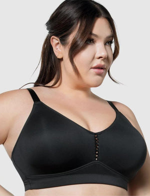 Parfait Wirefree Parfait Erika Full Bust Seamless Wirefree Bra Black