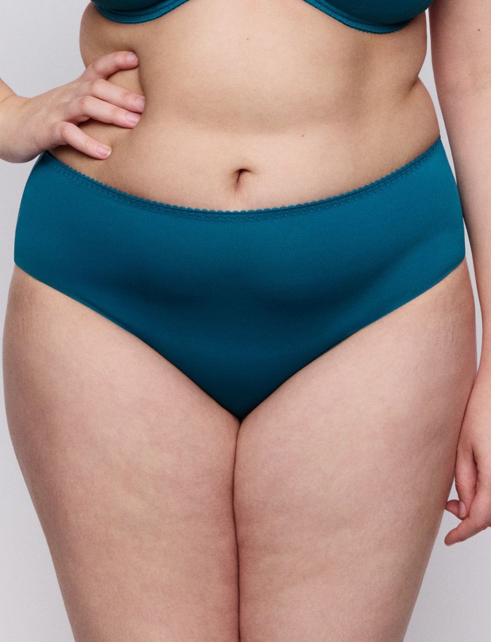 Primadonna Deauville Plain Full Briefs Peacock
